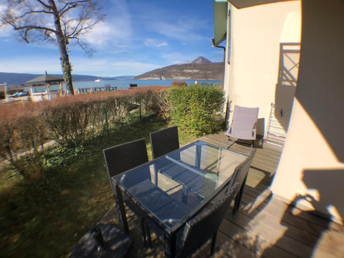 Studio Les Pieds Dans L'Eau Au Bord Du Lac D'Annecy دْوا المظهر الخارجي الصورة