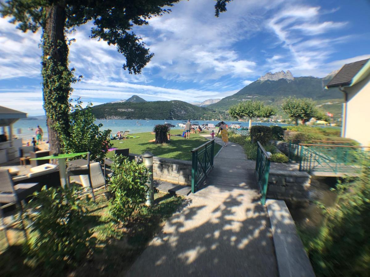 Studio Les Pieds Dans L'Eau Au Bord Du Lac D'Annecy دْوا المظهر الخارجي الصورة