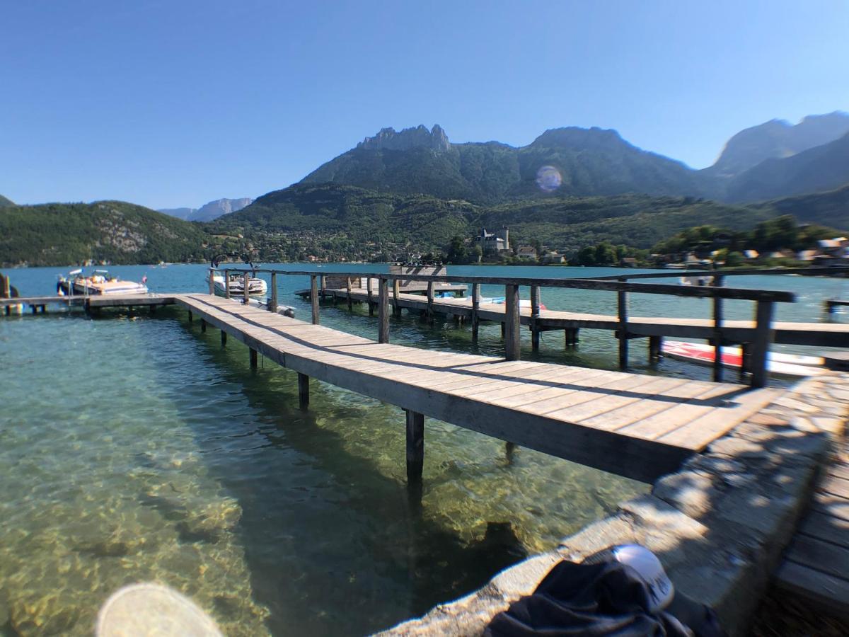 Studio Les Pieds Dans L'Eau Au Bord Du Lac D'Annecy دْوا المظهر الخارجي الصورة