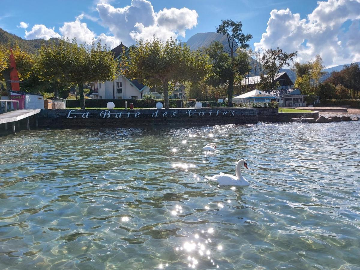 Studio Les Pieds Dans L'Eau Au Bord Du Lac D'Annecy دْوا المظهر الخارجي الصورة