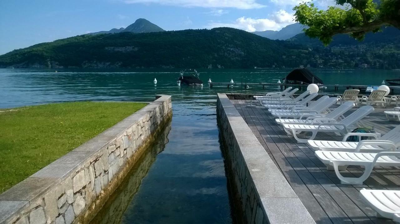 Studio Les Pieds Dans L'Eau Au Bord Du Lac D'Annecy دْوا المظهر الخارجي الصورة